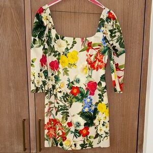 Cara Cara Multicolor Floral Long Sleeve Dress size 8 - worn 1x